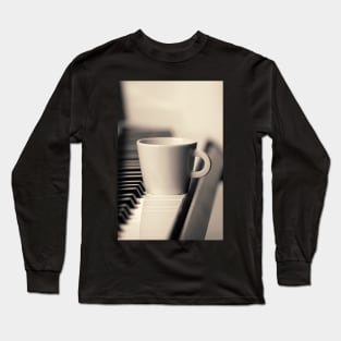 Piano Coffee Long Sleeve T-Shirt